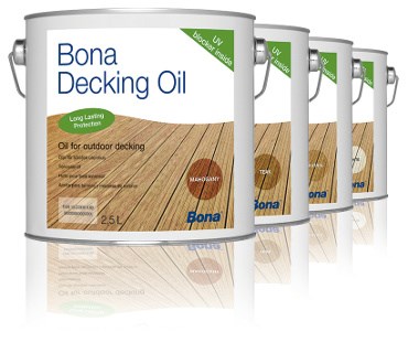 BONA Decking Oil balení 2,5L , Varianta Mahagon